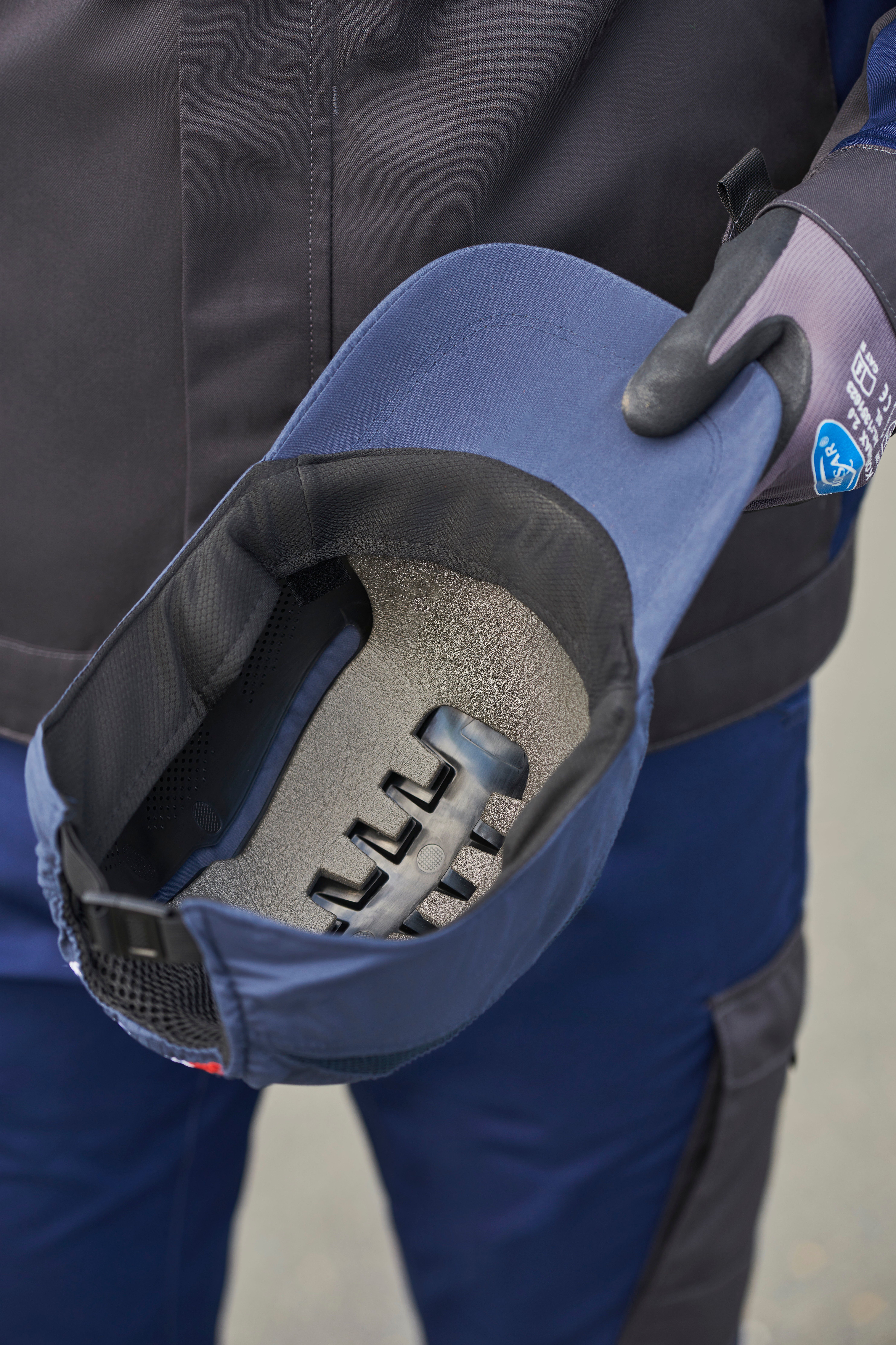 Cappellino protettivo Mewa per ripararsi dai raggi del sole (Foto: Mewa)