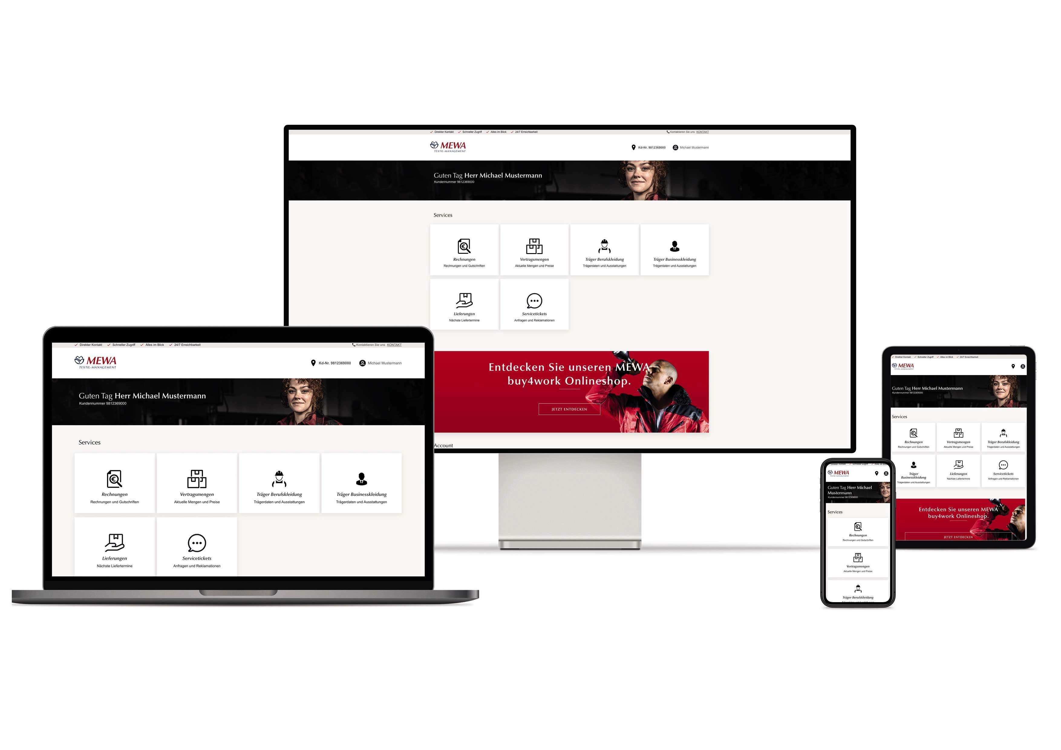 Das neue Kundenportal my.mewa.at bringt praktisches Service und maximale Transparenz. Foto: Mewa