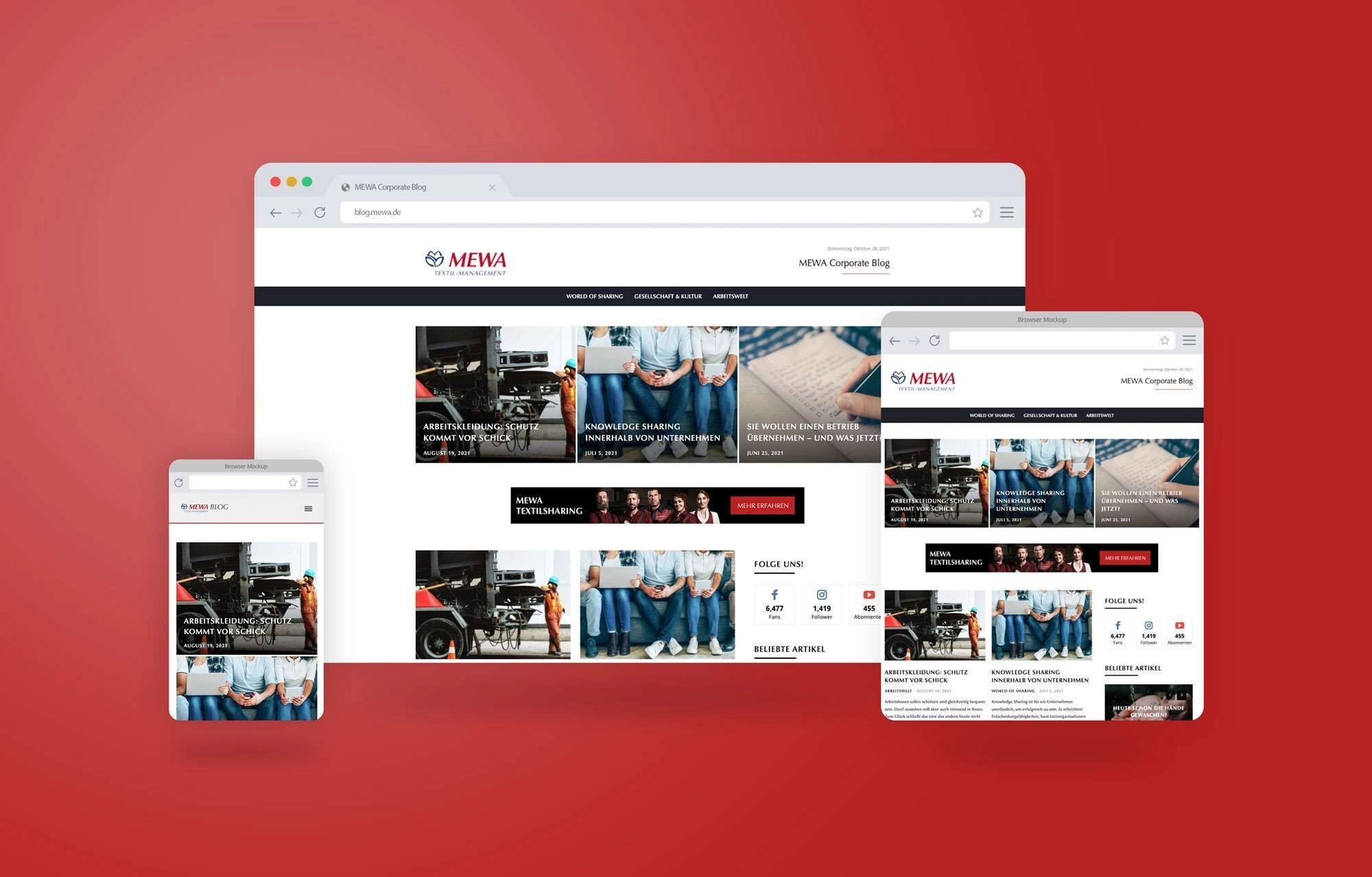 Der Mewa Unternehmensblog ist online
