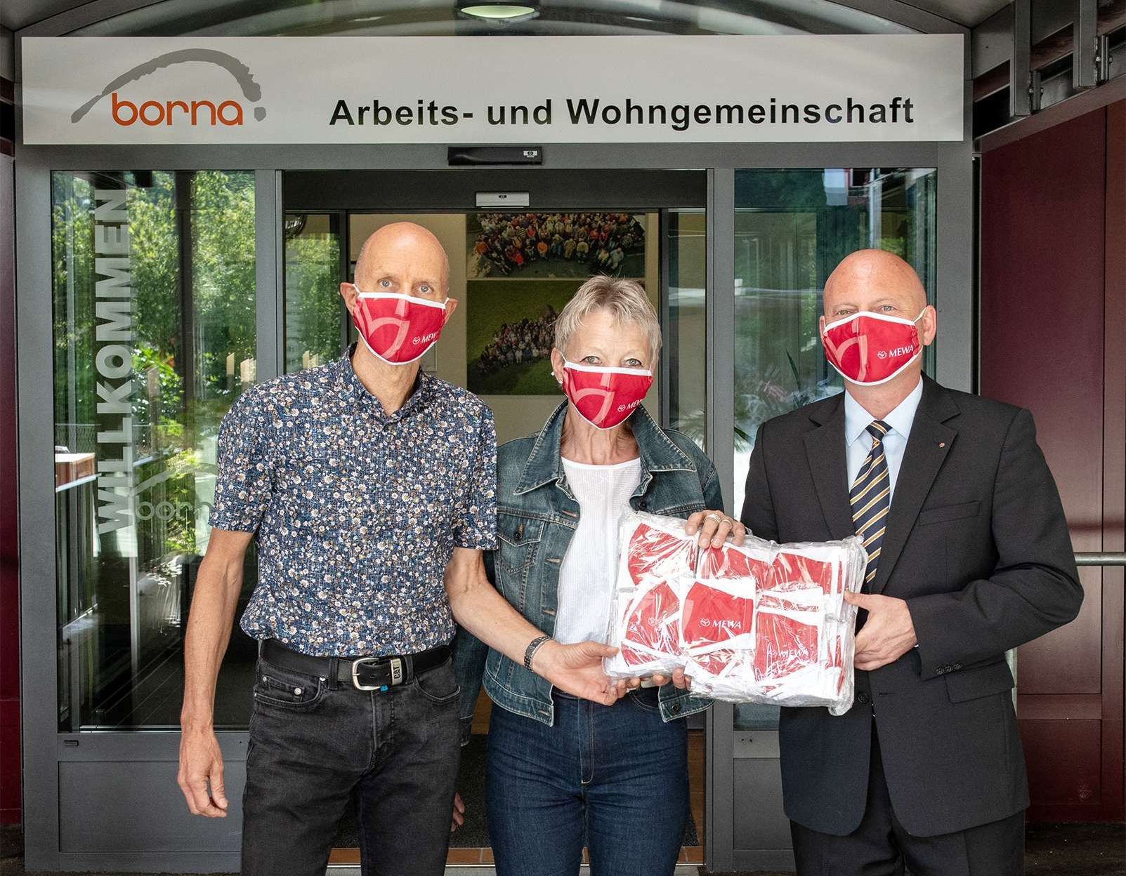Mewa spendet Schutzmasken