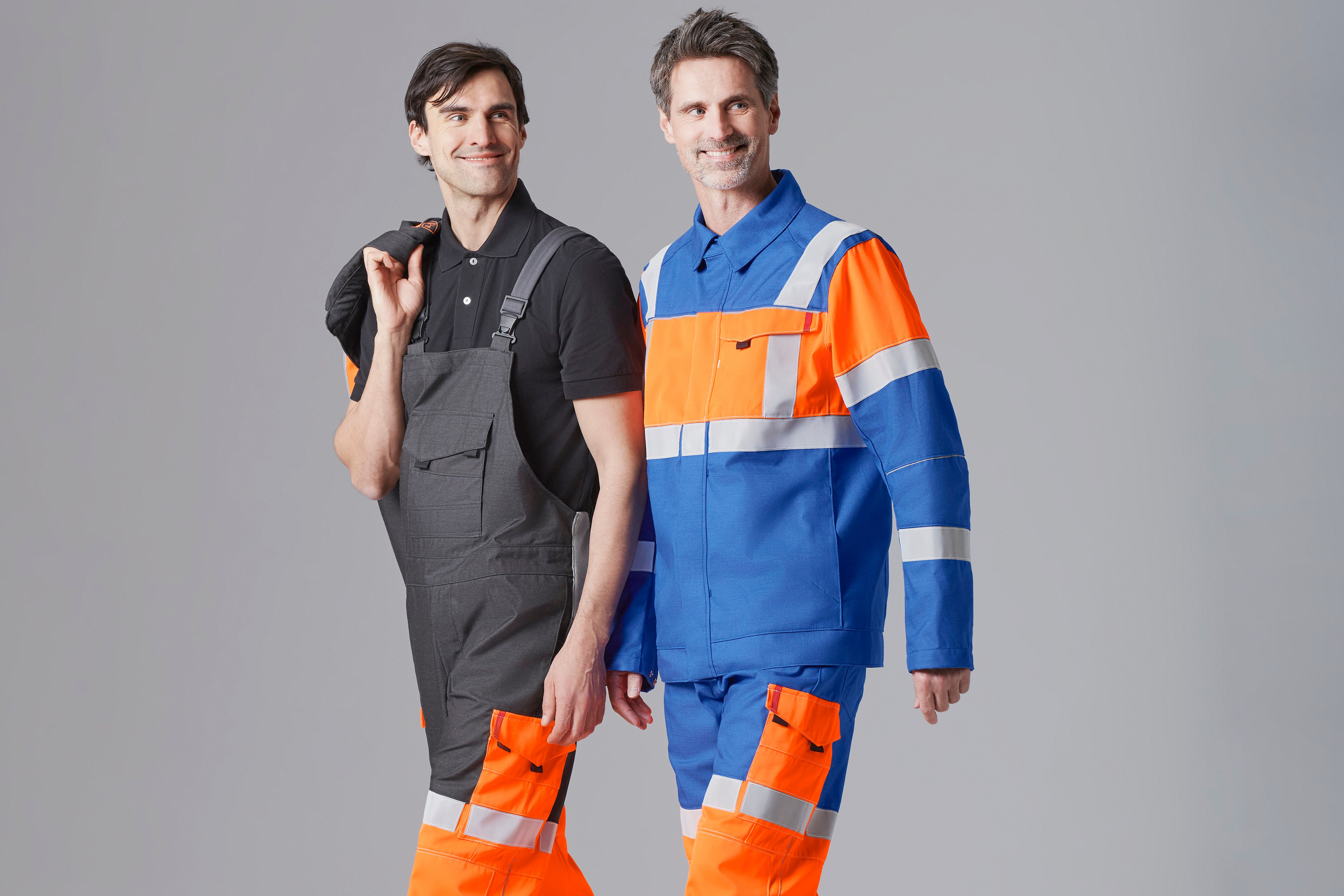 La collezione Dynamic Blaze Reflect unisce protezione da calore e fiamme a elevata visibilità. (Foto: Mewa)
