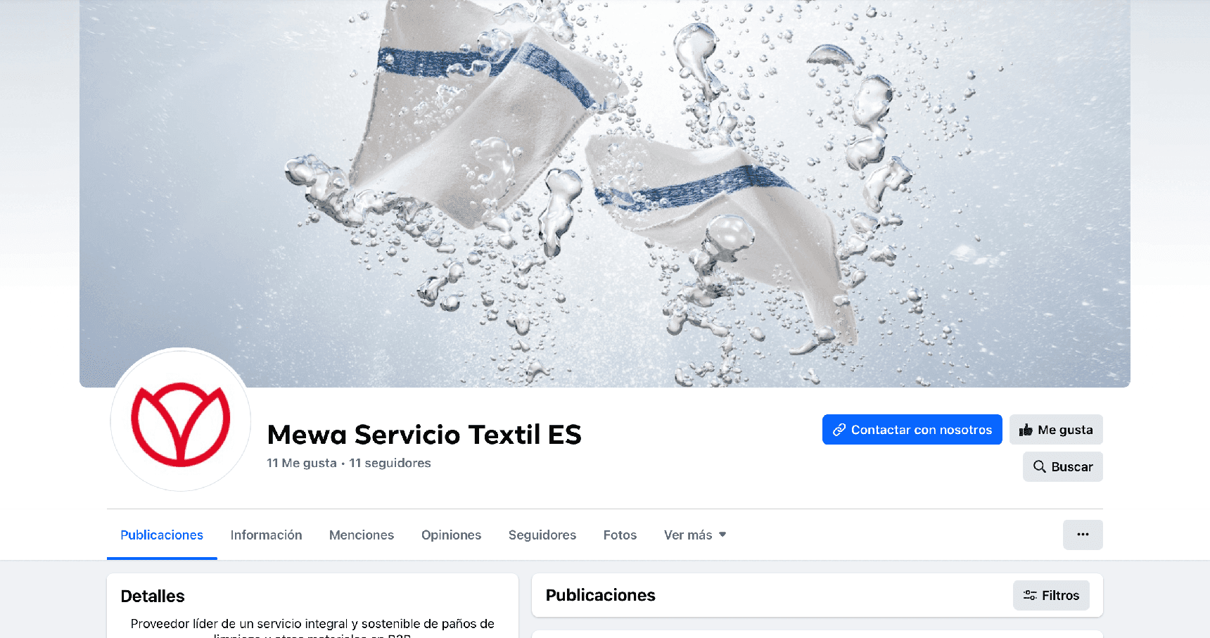 Mewa inaugura el canal de Facebook per a Espanya