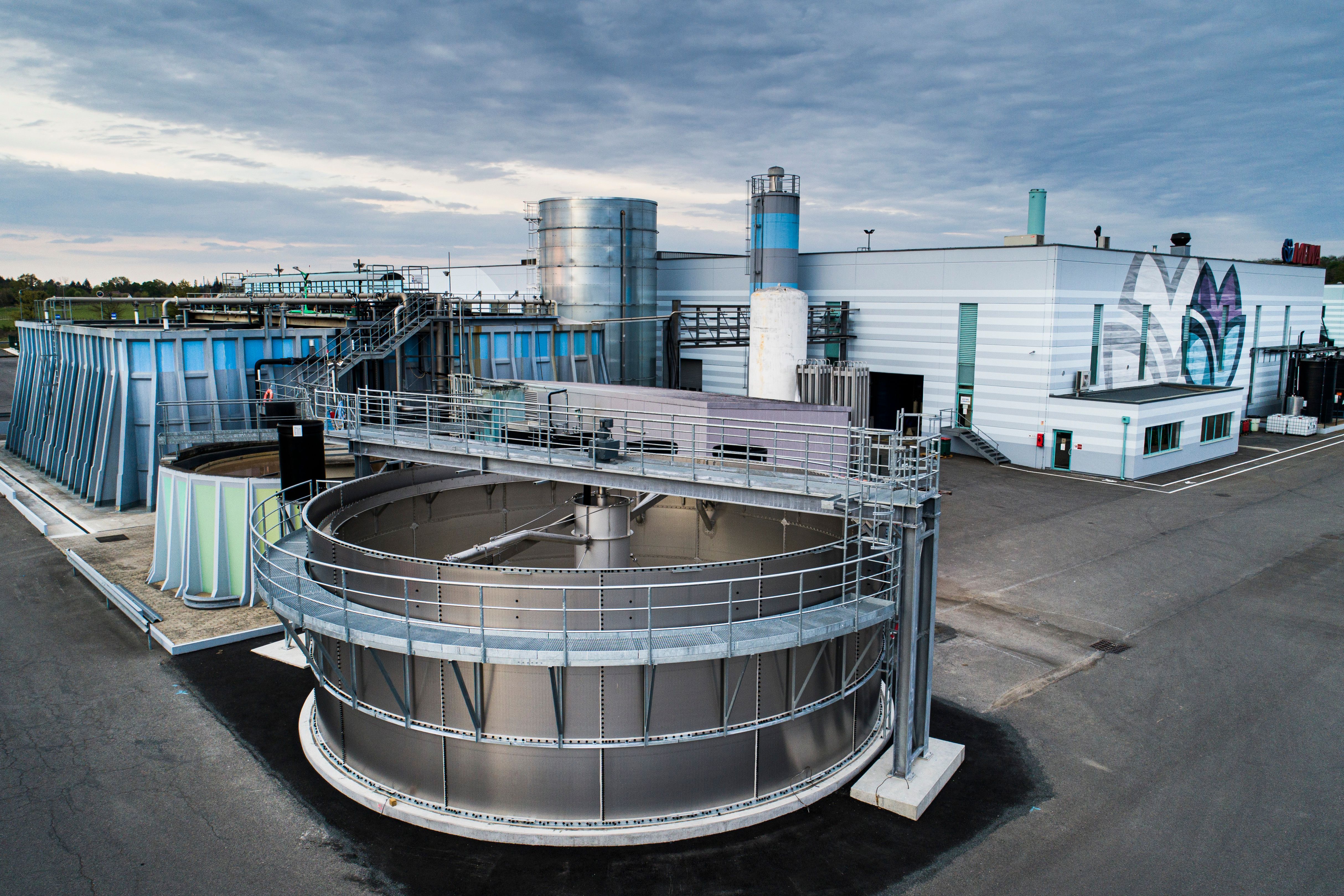 Waterzuiveringsinstallatie bij Mewa