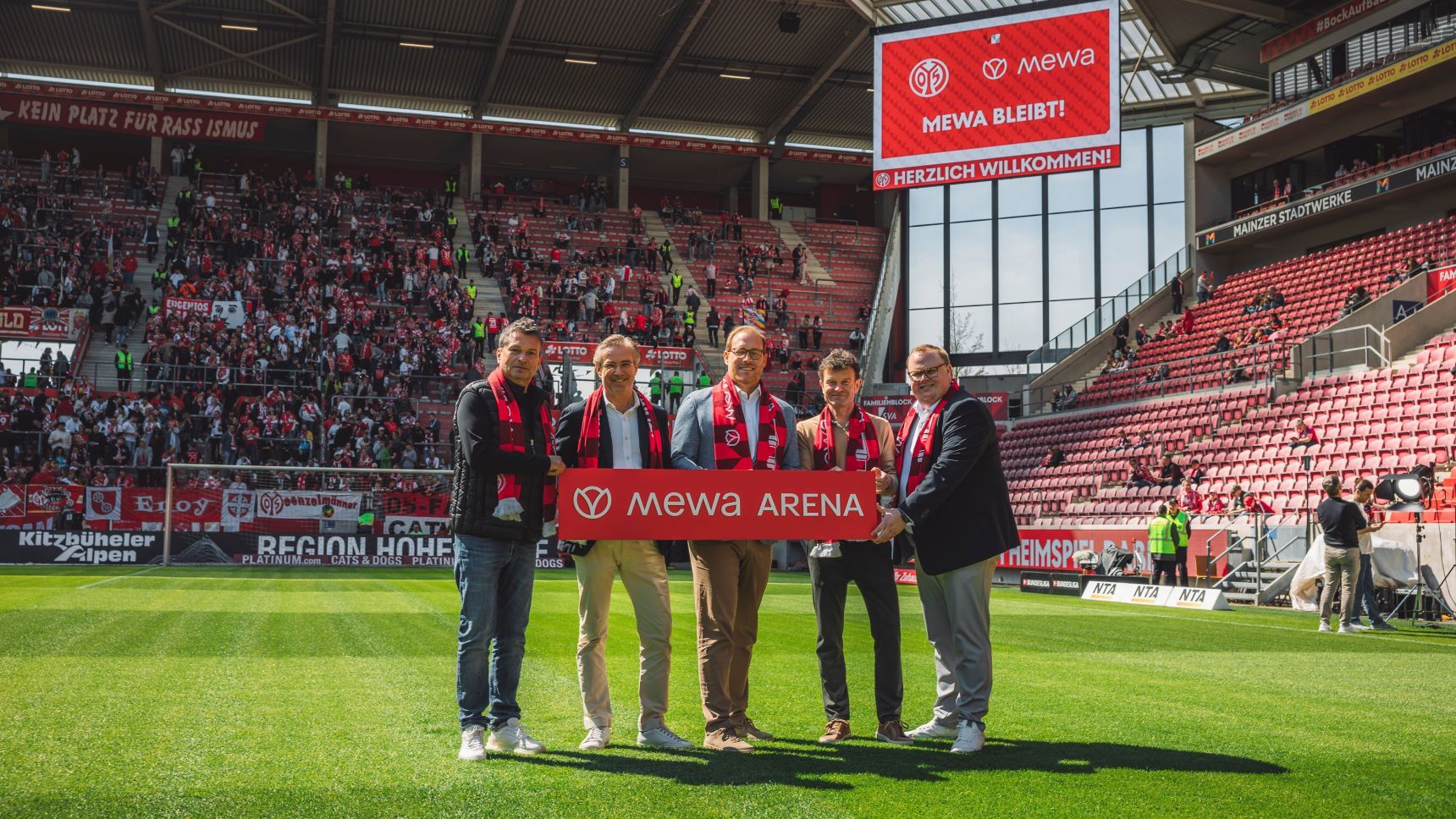 A Mewa renovou o contrato de direitos de nome no estádio de Mainz 05 até 2031 (foto: Mainz 05)