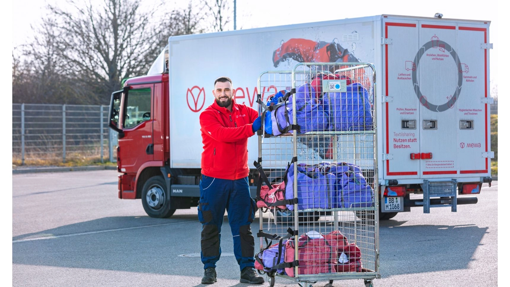 Best Practice für Sharing-Economy: Mewa stellt Kundenunternehmen sowohl Betriebstextilien als auch die notwendige Infrastruktur für Pflege, Instandhaltung und Lagerung zur Verfügung. (Foto: Mewa)