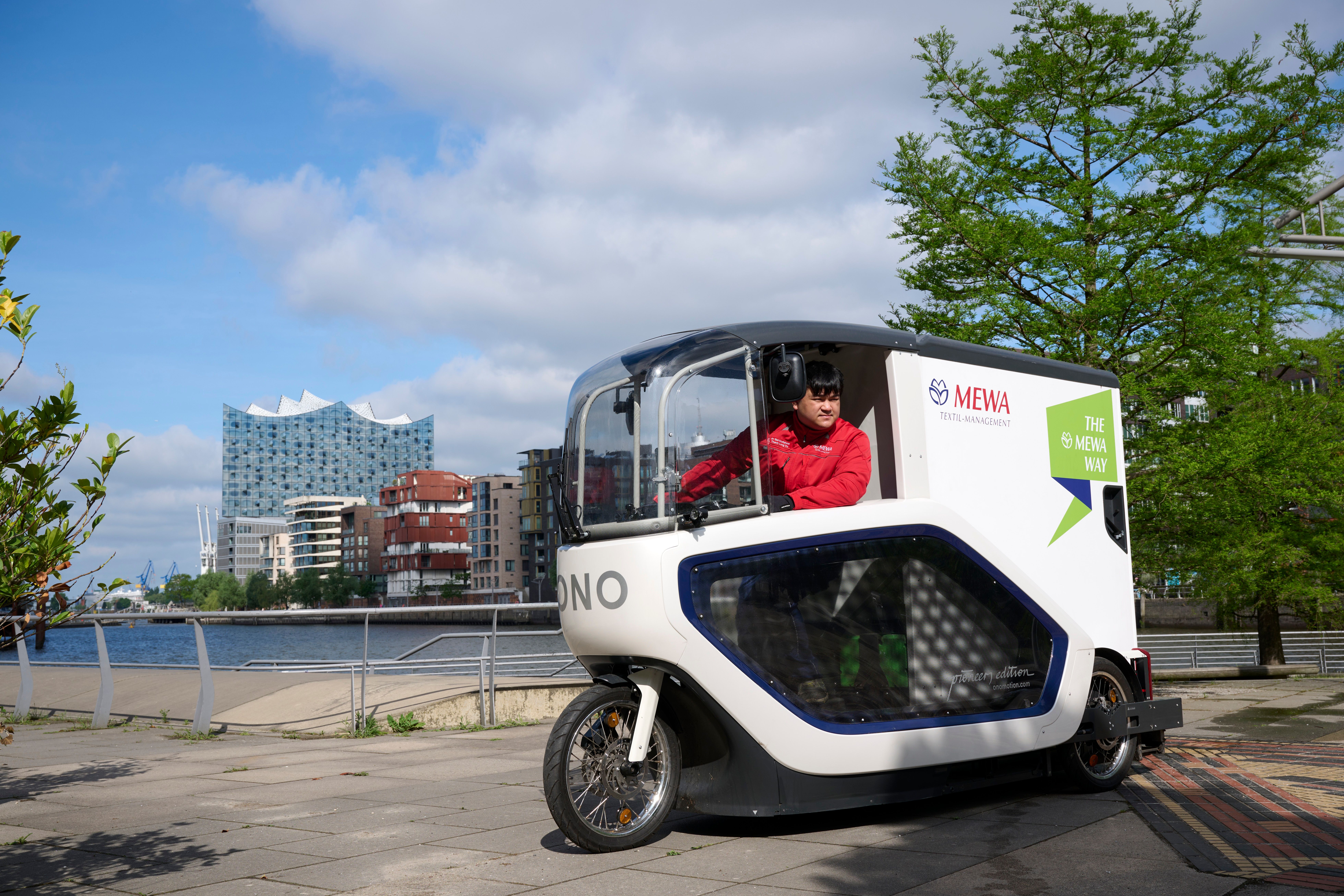 Mewa assure la livraison du « dernier kilomètre » par vélos cargo électriques.