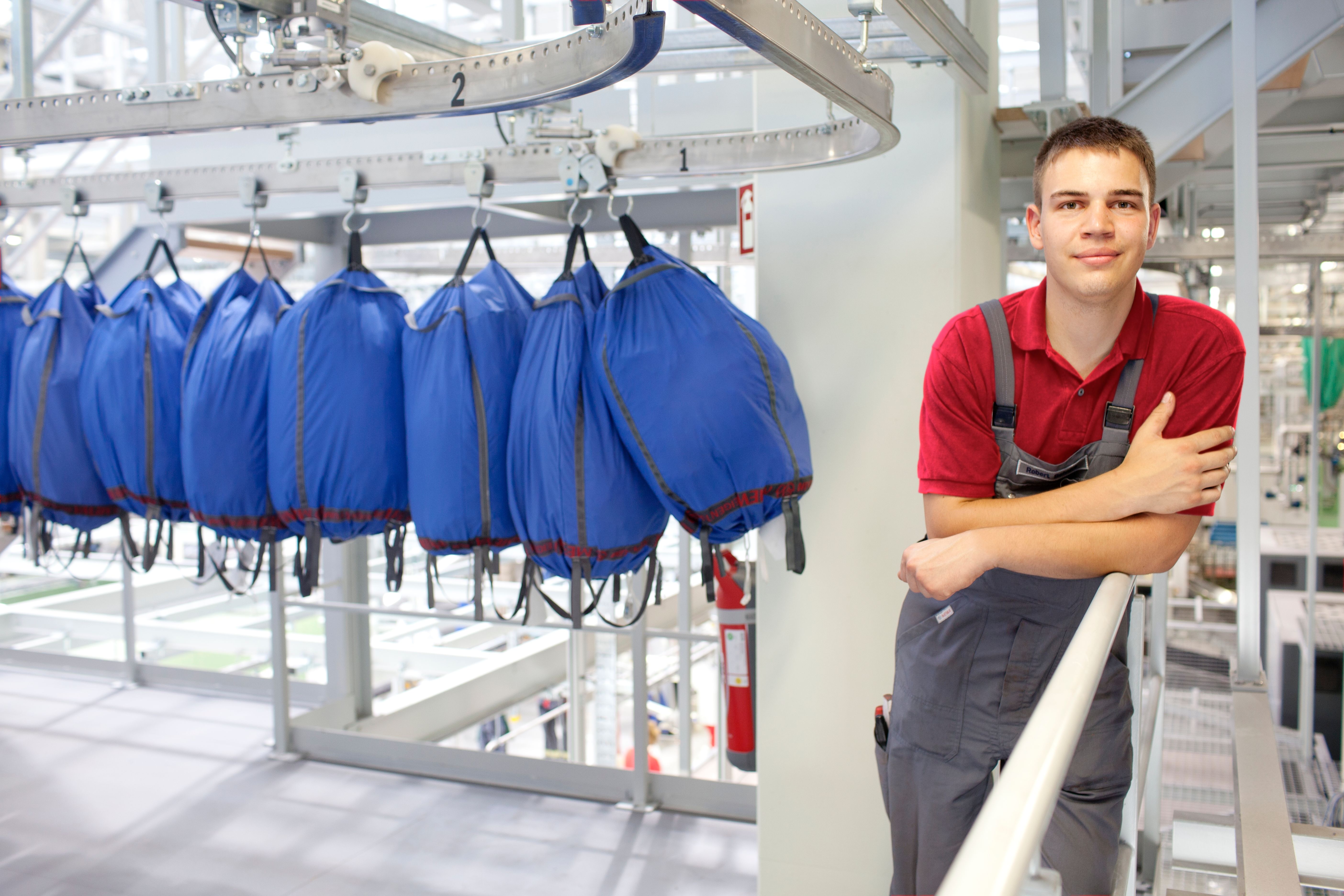 Voor het vervoer en de opslag van Mewa-werkkleding worden wasbare zakken uit textiel ingezet, die tot wel 100 keer hergebruikt kunnen worden.