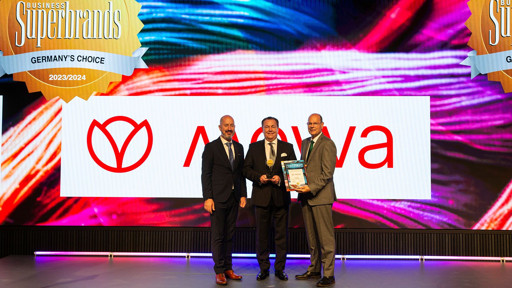 Mewa wurde als eine der stärksten Marken Deutschlands ausgezeichnet. (©Superbrands)