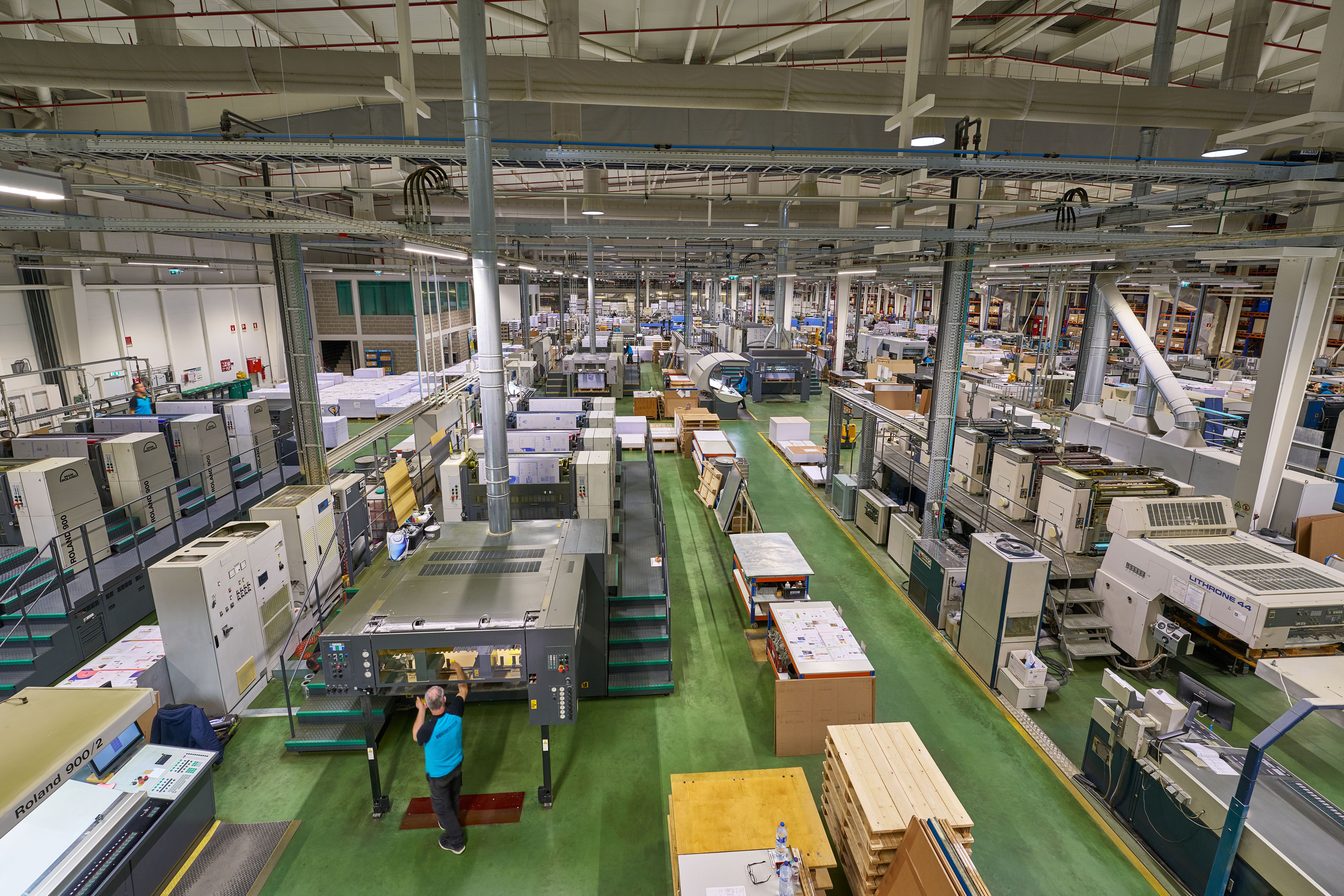 O Bloco Gráfico processa 4 500 toneladas de papel por ano (foto: Mewa)