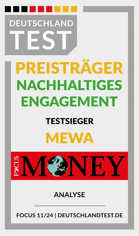 Deutschland Test 2024 „Nachhaltiges Engagement“: Mewa ist zum zweiten Mal in Folge Branchenbester